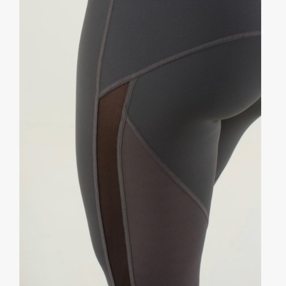 Lululemon Ride Inside Crop Leggings Mesh - Picture 2 of 8